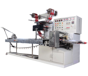 JE- 508 Horizontal Flow Wrape Pillopack High Speed Packaging Machine